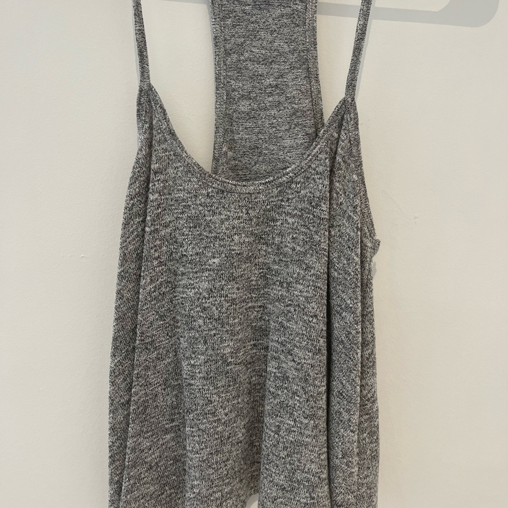 American Eagle Heathered Grey Tank Top